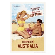 Retro Print - Johnson's Sun Tan Oil